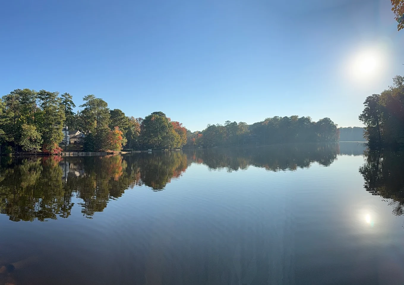 The lake at the Brittany Club